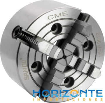 Plato torno 250 mm 4 mordazas INDEPENDIENTES